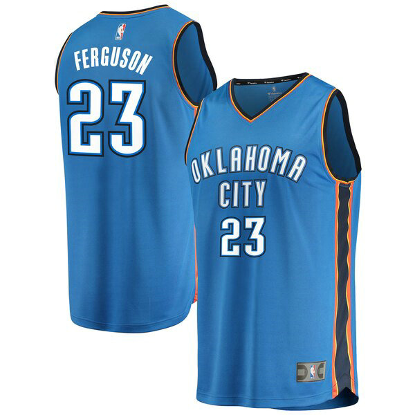 Maillot Oklahoma City Thunder Homme Terrance Ferguson 23 Icon Edition Bleu